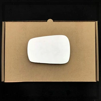 Image of Fits Ford Fiesta 2001 to 2008 Wing Mirror Glass RIGHT HAND ( UK Driver Side )