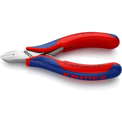 Image of Knipex Electronics Diagonal Cutter with multi component grips 115 mm 77 12