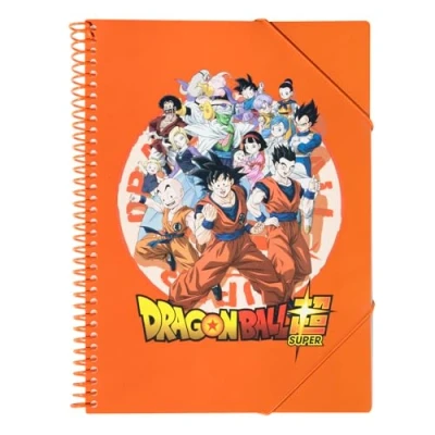 Image of Grupo Erik Dragon Ball A4 Display Book 30 Pockets Propylene Sleeves Folder Document Envelope with Velcro Closure Manga