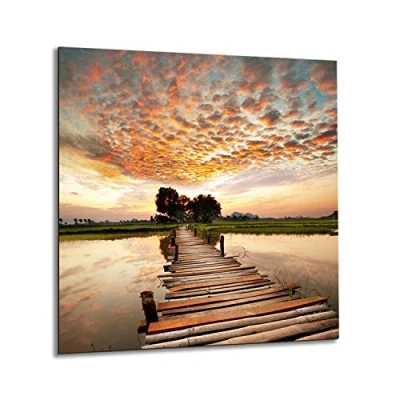 Image of Kitchen Glass Splashback Heat Resistant Toughened 60x65 cm graphic no. 1815