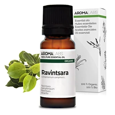 Image of BIO RAVINTSARA Essential Oil 10mL 100% Pure, Natural, Chemotyped and AB Certified AROMA LABS (French Brand)
