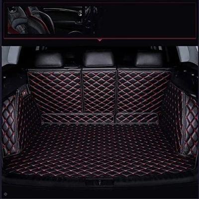 Image of Full Coverage Car Boot Liner Mat for MG HS 2018 2023 Leather Rear Trunk Protector Mats Waterproof Anti Slip Cargo Storage Carpets Interior Accessories