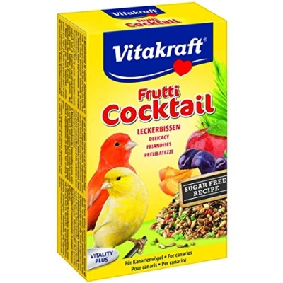 Image of Vitakraft Canary Fruit Cocktail 200 g (Pack of 12)
