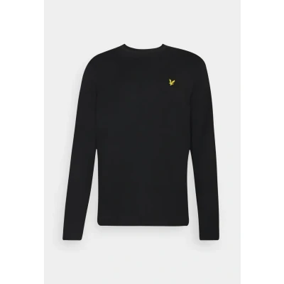 Image of Lyle &amp; Scott Long sleeved top, Men&#039;s, Size: XS, Jet black