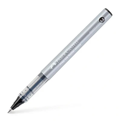 Image of Faber Castell 348502 Free Ink Roller 0.5 Black Pack of 12