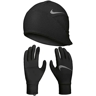 Image of Nike Women&#039;s Gloves, Beannie, Black, M/L