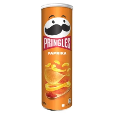 Image of Pringles Paprika Crisps 185g