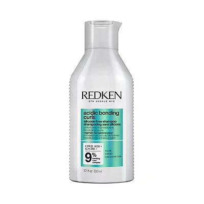 Image of REDKEN Acidic Bonding Curls Shampoo for Damaged Curly &amp; Coily Hair, Restore Curl Pattern, Sulphate Free a Gentle Cleanse, Silicone Lightweight Curls, 300ml