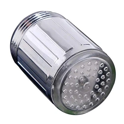 Image of Light up LED Faucet, Luminous Shower Tap Water Nozzle Head W/Blue