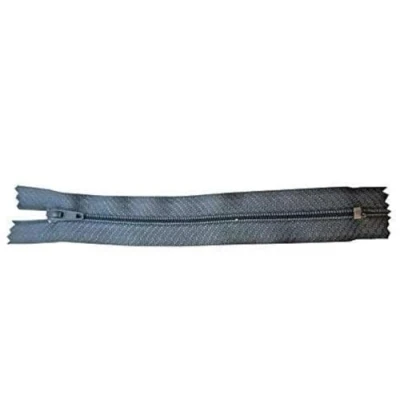 Image of Nylon Zips 5&#039;&#039; 6&#039;&#039; 7&#039;&#039; 8&#039;&#039; 9&#039;&#039; 10&#039;&#039; Assorted Colors Closed Ended Sewing. (Grey, 6)