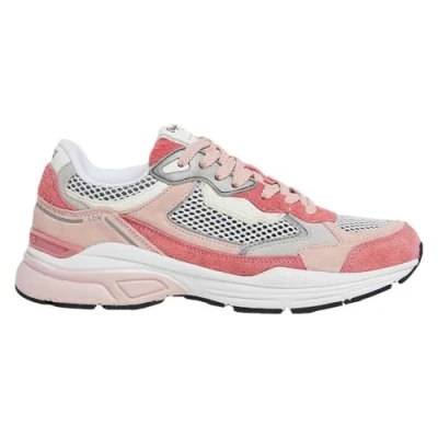 Image of Pepe Jeans DAVE RISE Trainers, Women&#039;s, Size: 3, Powder pink Leather and textile