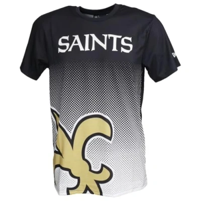 Image of New Era Orleans Saints T Shirt/Tee Nfl Gradient Tee Black XXL