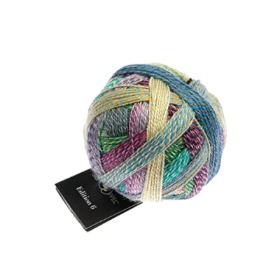 Image of Schoppel YARN Edition 6, 50g Pure Merino Wool Fine Superwash, Color 2511 All Inclusive, 100% Wool, Needle Size 2 3 mm, 300m = 50g, Machine Wash