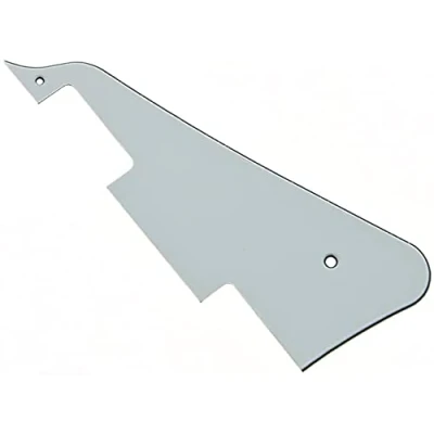 Image of Dopro LP Guitar Pickguard Scratch Plate Fits for Epiphone Les Paul White 3 Ply