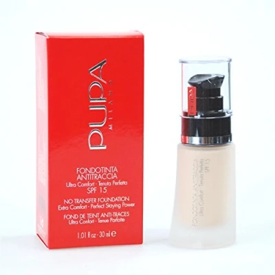 Image of PUPA Milano No Transfer Foundation with SPF 15 30ml / 1.01 fl oz
