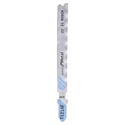 Image of Bosch Professional 3x Jigsaw Blade T 121 AF Speed for Metal (for Steel sheets, Accessories Jigsaw)