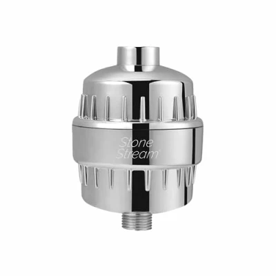 Image of Shower filter For Hard Water Original StoneStream® Softner head with Vitamin C and Activated Charcoal to remove Chlorine, Heavy metals more Dry Skin Hair