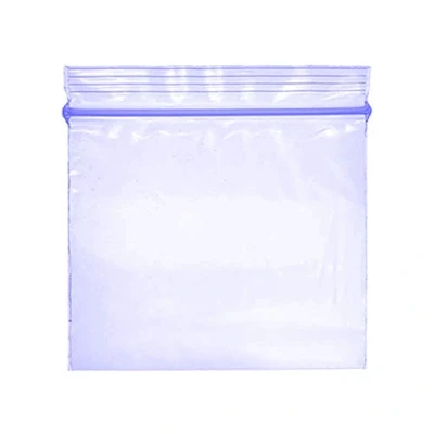 Image of Grip Seal Bags Zip Lock Resealable Plastic Baggies (30x30 mm (200 Pcs), Blue)