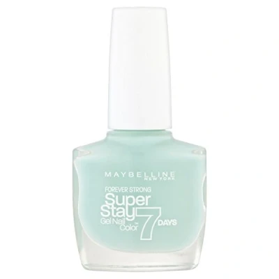 Image of Maybelline Forever Strong SuperStay 7day Gel 615 Mint for Lift Nail Polish 10ml