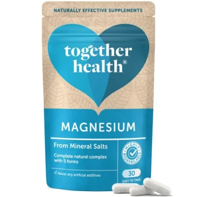 Image of Marine Magnesium Together Health from Natural Salts 5 Forms of Vegan Friendly Made in The UK 30 Vegecaps