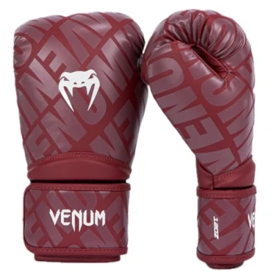 Image of Venum Contender 1.5 XT Boxing gloves, Size: 16oz, Burgundy/white