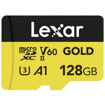 Image of Lexar microSDXC Gold Series UHS II 128GB V60