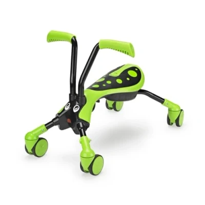 Image of Scramblebug 4 Wheel Balance Bike for 1 3 Year Old Kids, Fold and Go, Hornet, Foot to Floor Ride On That Develops Your Toddler’s Motor Skills, 360 Wheels No Surface Scratches
