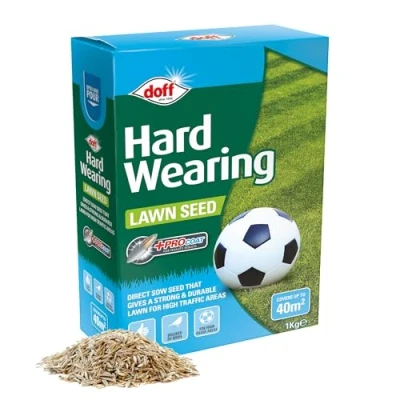 Image of Doff Hard Wearing Lawn Seed 1kg