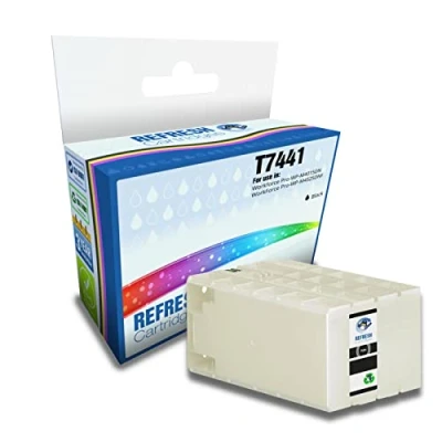 Image of Refresh Cartridges Compatible Ink Cartridge Replacement for Epson T7441 (Black)