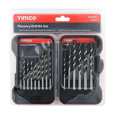 Image of TIMCO M15SET Masonry Drill Bit Set 15pc