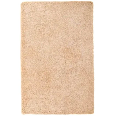 Image of vidaXL Shaggy Rug High Pile NAVARRA Beige 130x200 cm Polyester