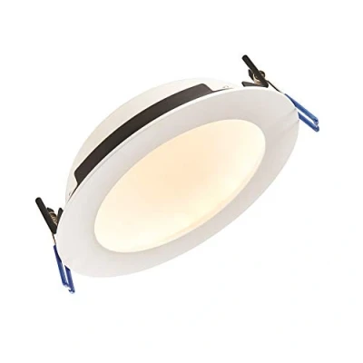 Image of Cannon 15W Colour Changing (CCT) Matt White Fire Rated Cool or Warm LED Anti Glare Low Profile Ceiling Downlight Spotlight IP65 for Bathroom, Shower, Kitchen, Lounge