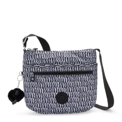Image of Kipling ARTO Medium crossbody, Holiday Waves (Blue)