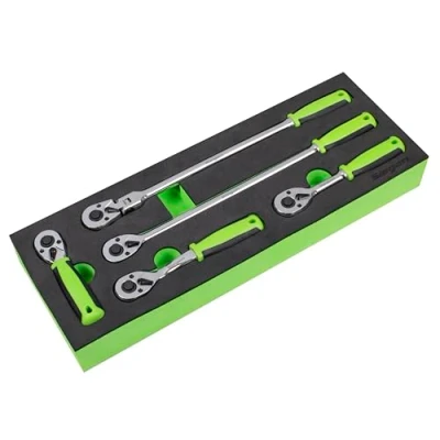 Image of Sealey Siegen Ratchet Wrench Set with Flip Reverse 1/4&quot; Sq Drive 5pc S01290