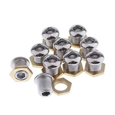 Image of sharprepublic 10 Pieces Drum Air Vent Made of Solid Zinc Alloy with Seal And