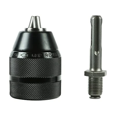 Image of TIMCO Keyless Chuck &amp; SDS Plus Adaptor Set 1/2&quot; Ideal for impact drills up to 750 watt