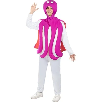 Image of Funidelia Octopus Costume for men and women Animals adults accessory fancy dress &amp; props Halloween, carnival parties Size Standard Blue