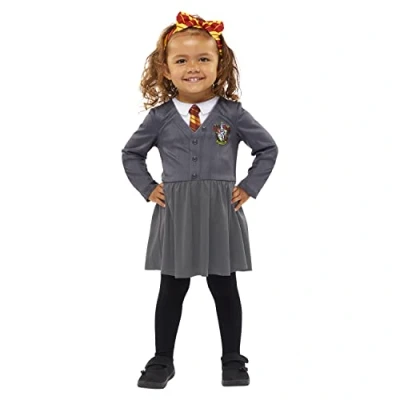 Image of Amscan 9914626 Baby Girls Officially Licensed Hermione Granger World Book Day Fancy Dress Costume Age: 2 3 Yrs
