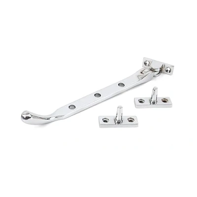 Image of From The Anvil Polished Chrome 8 Inch Peardrop Stay