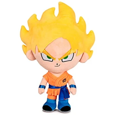 Image of Son Goku Super Saiyan Blonde Hair Dragon Ball Plush 31 cm