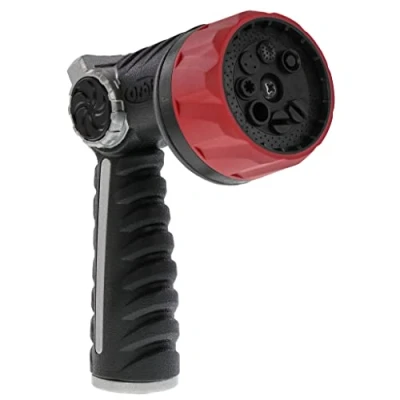 Image of Orbit 26812 8 Pattern Thumb Control Nozzle, Black