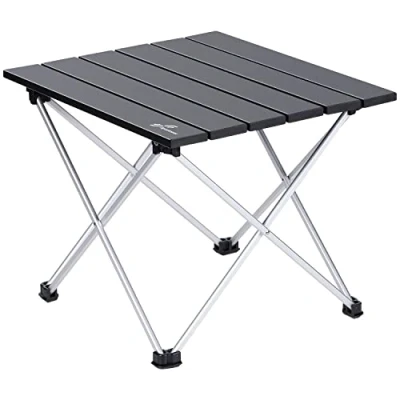 Image of Sportneer Camping Table Folding Table, Portable Lightweight Aluminum Top, 3 Size Dining Prefect for Dining, Cutting, Cooking, Picnic, Outdoor, Beach, Hiking, Fishing