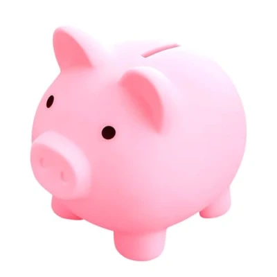 Image of GGTTNRT Piggy Banks for Kids Adults, Cute Coin Cash Money Box Kids, Room Decoration, Family and Friends Gift (Pink)