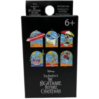 Image of Loungefly Walt Disney The Nightmare Before Christmas single Pin Set Jack Skellington TNBC Blind Box Enamel Pins Cute Collectable Novelty Brooch