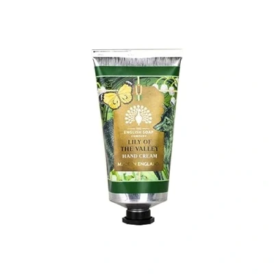 Image of the English Soap Company Anniversary Hand Cream, Lily Moisturising Cream for Men and Women, of Valley Scent 75ml