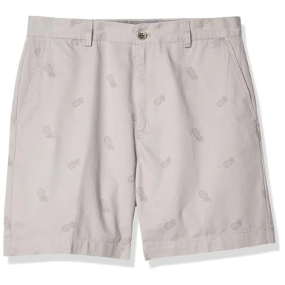 Image of Amazon Essentials Men&#039;s Classic Fit 7&quot; Chino Short, Grey Pineapple, 36W
