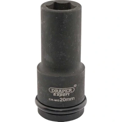 Image of Draper Expert HI TORQ� 6 Point Deep Impact Socket, 3/4&quot; Sq. Dr., 20mm