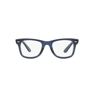 Image of Eyewear Ray ban Rx4340v wayfarer ease col. 8223 Unisex Square Blu