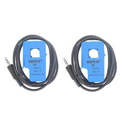 Image of 2PCS SCT013 025 25A 1V Non invasive Split Core Current Transformer Sensor
