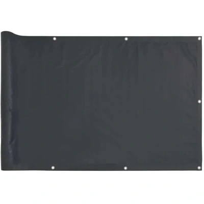 Image of vidaXL Balcony Privacy Screen Anthracite 600x120 cm PVC